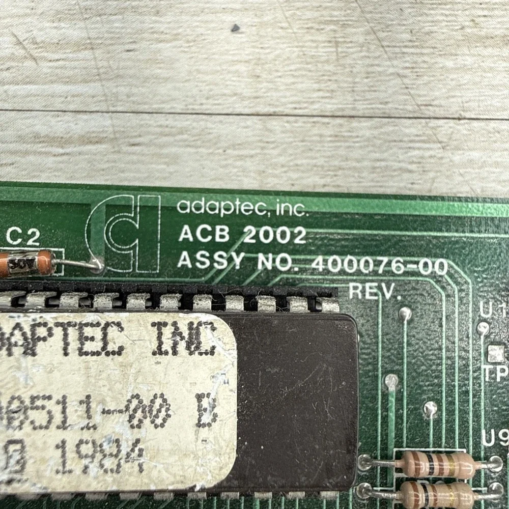 adaptec inc. ACB 2002 ASSY NO. 400076-00 REV.C Controller Card - Untested /parts